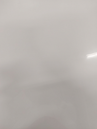 Стеклянный стол Rock 100х75 white / black из шоурума 3